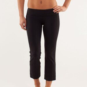 Lululemon Power Up Reversable Crop Leggings -  Black
